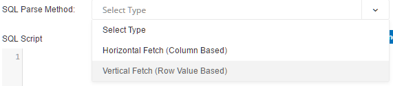 WLSDM SQL Script Result Parse Methods